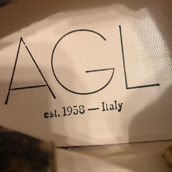 Attilio Giusti Leombruni | Shoes | Agl Patent Leather  Italian Attilio Giusti Leombruni Leopard Platform Sneaker Cognac Leather US 7